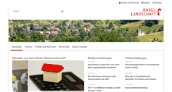 Desktop Screenshot of baselland.ch